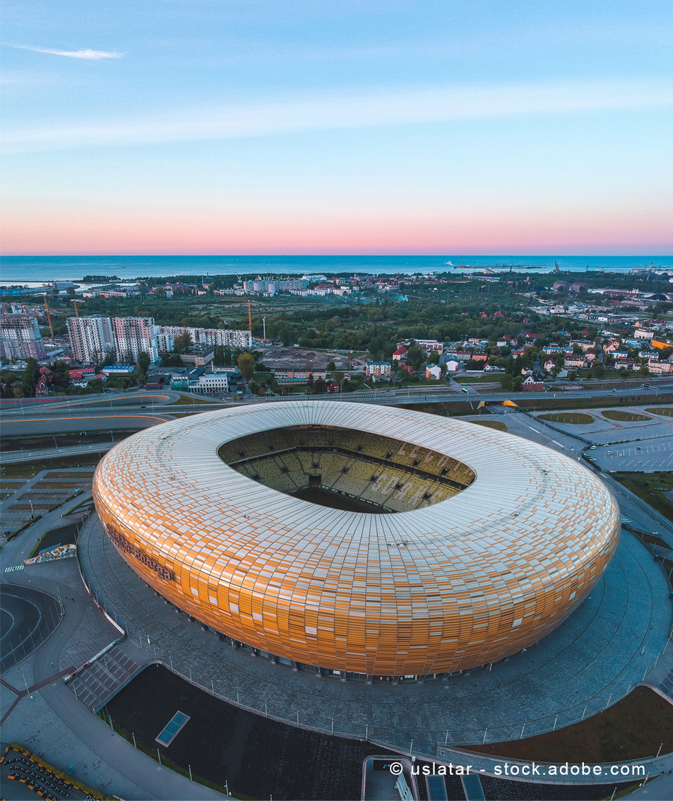 Gdansk Stadium outside