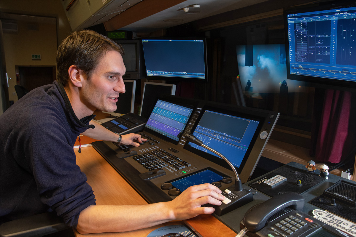 Operations behind the scenes at the Leipzig opera